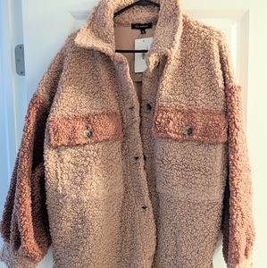 blu pepper fuzzy jacket